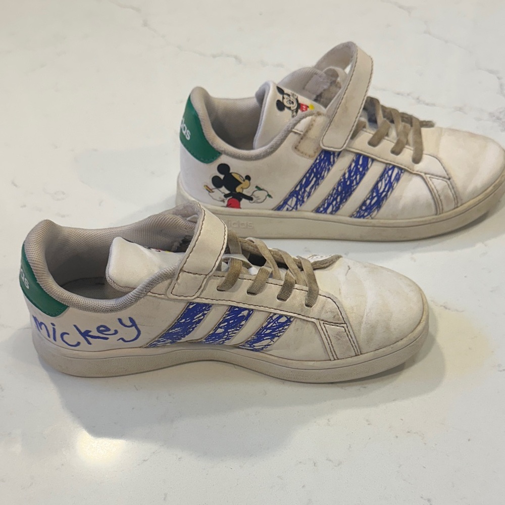 Mickey Adidas Shoes, size 2